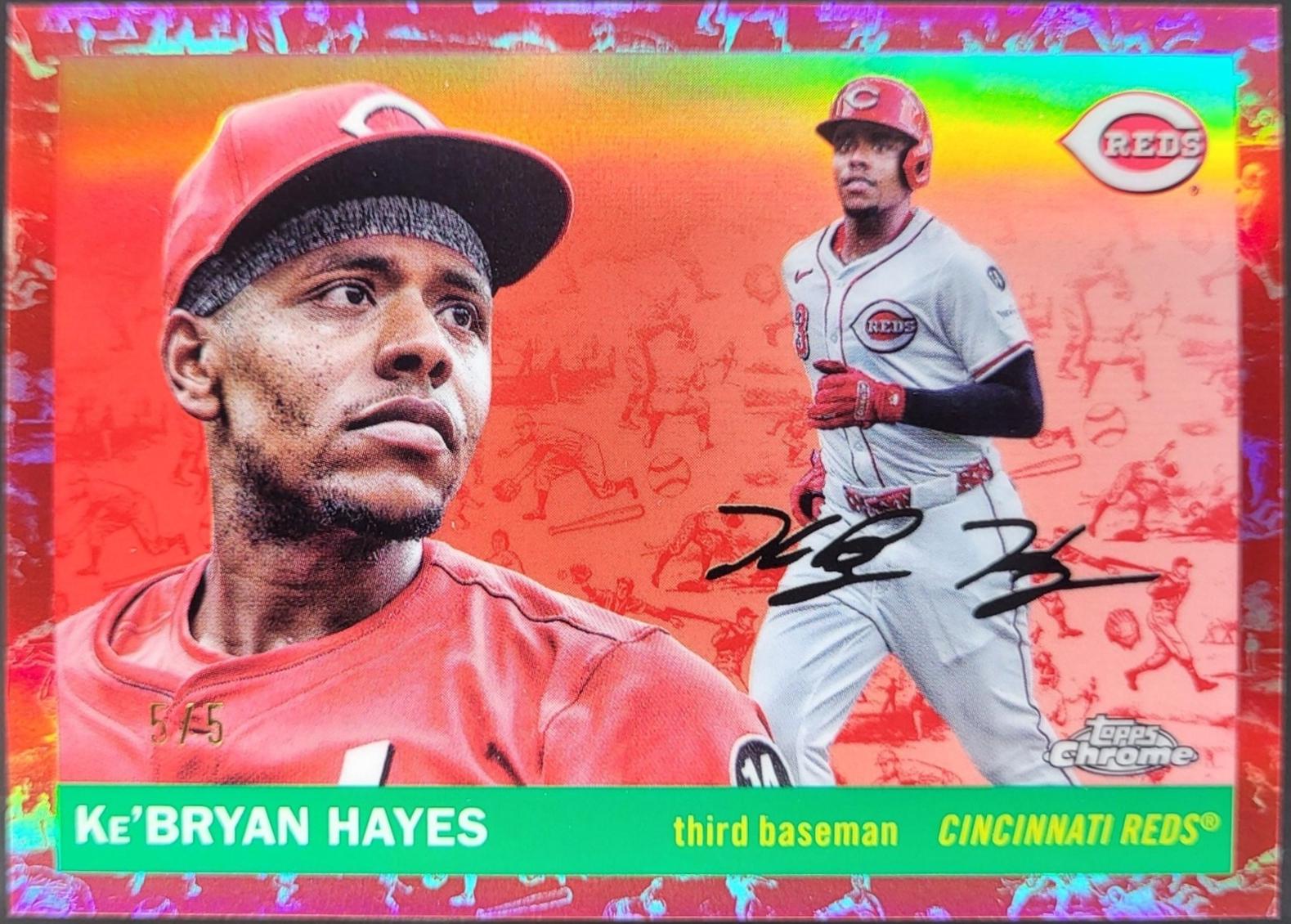 Ke'Bryan Hayes [Toile Cream Red Refractor] #157