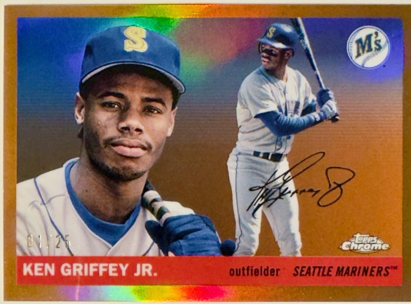 Ken Griffey Jr. [Orange Refractor] #405
