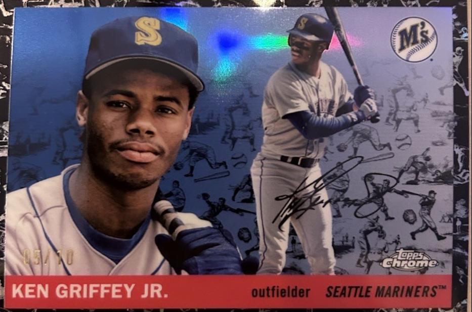 Ken Griffey Jr. [Toile Cream Black Refractor] #405