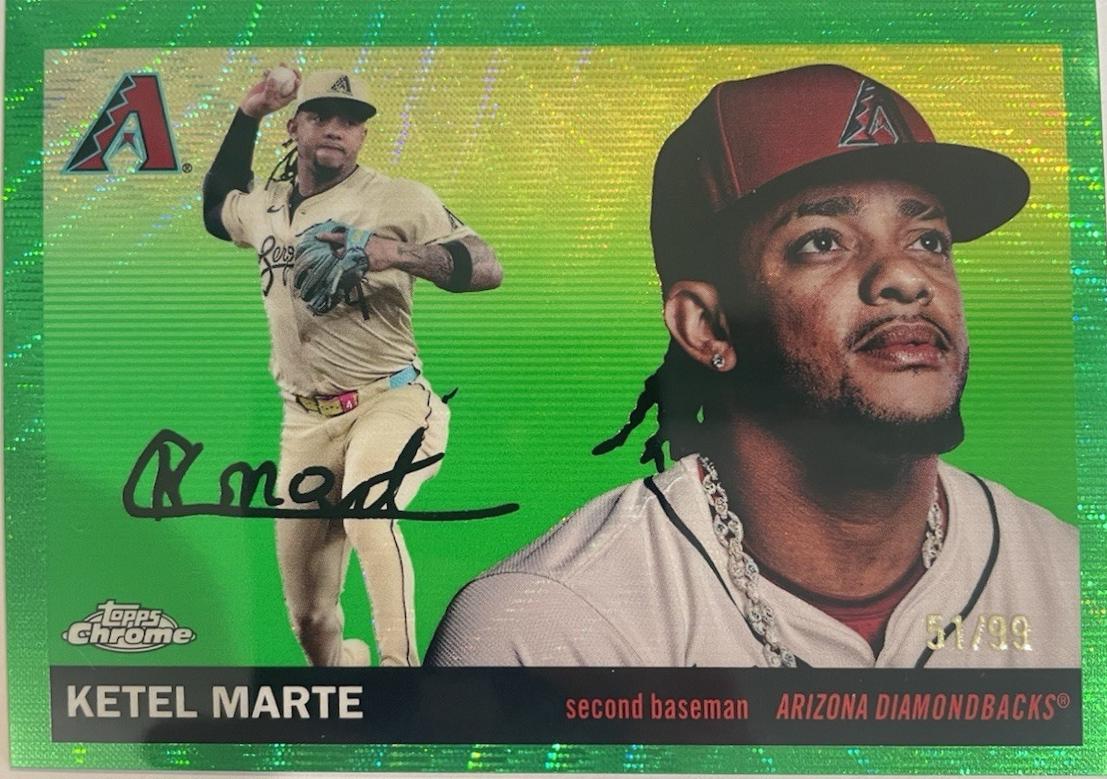 Ketel Marte [Green Wave Refractor] #32