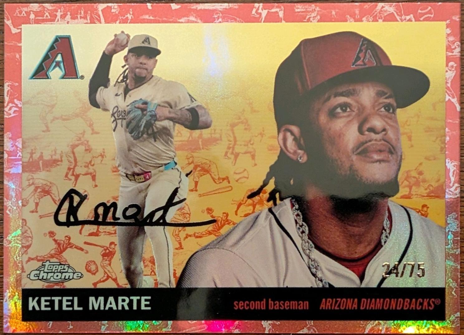 Ketel Marte [Toile Cream Rose Gold Refractor] #32