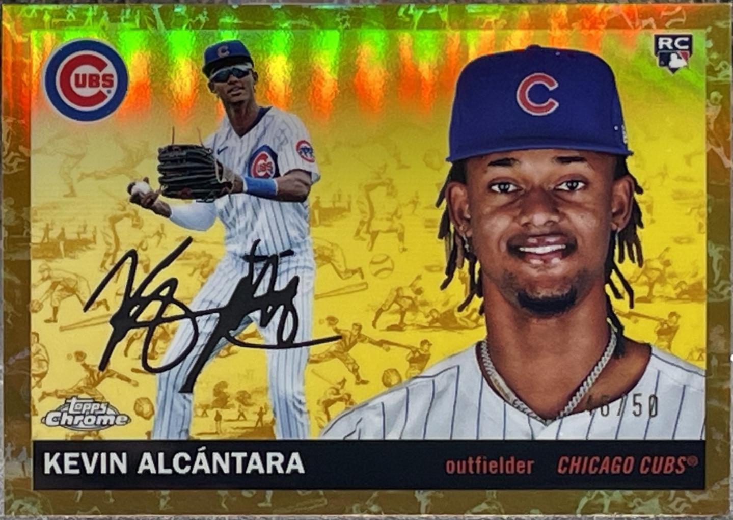 Kevin Alcantara [Toile Cream Gold Refractor] #287