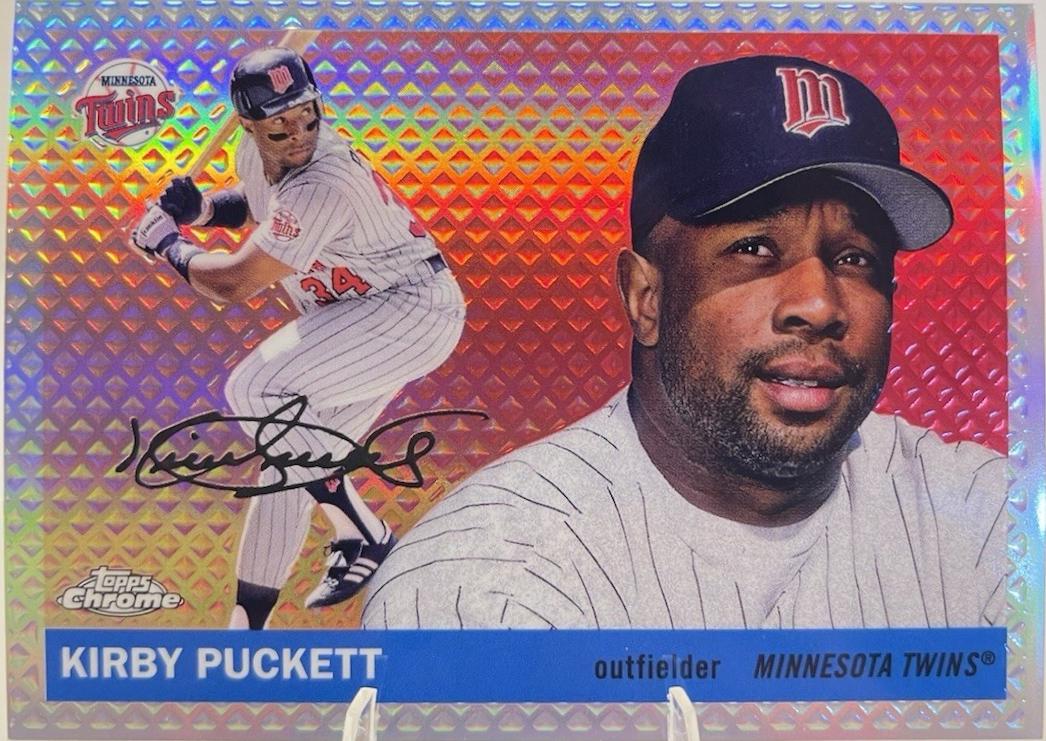 Kirby Puckett [Diamond Etch Refractor] #448