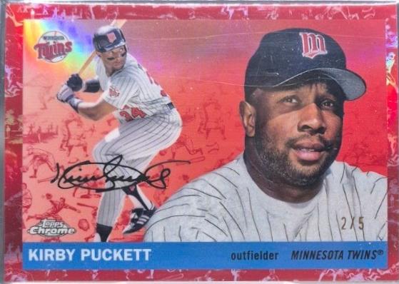 Kirby Puckett [Toile Cream Red Refractor] #448