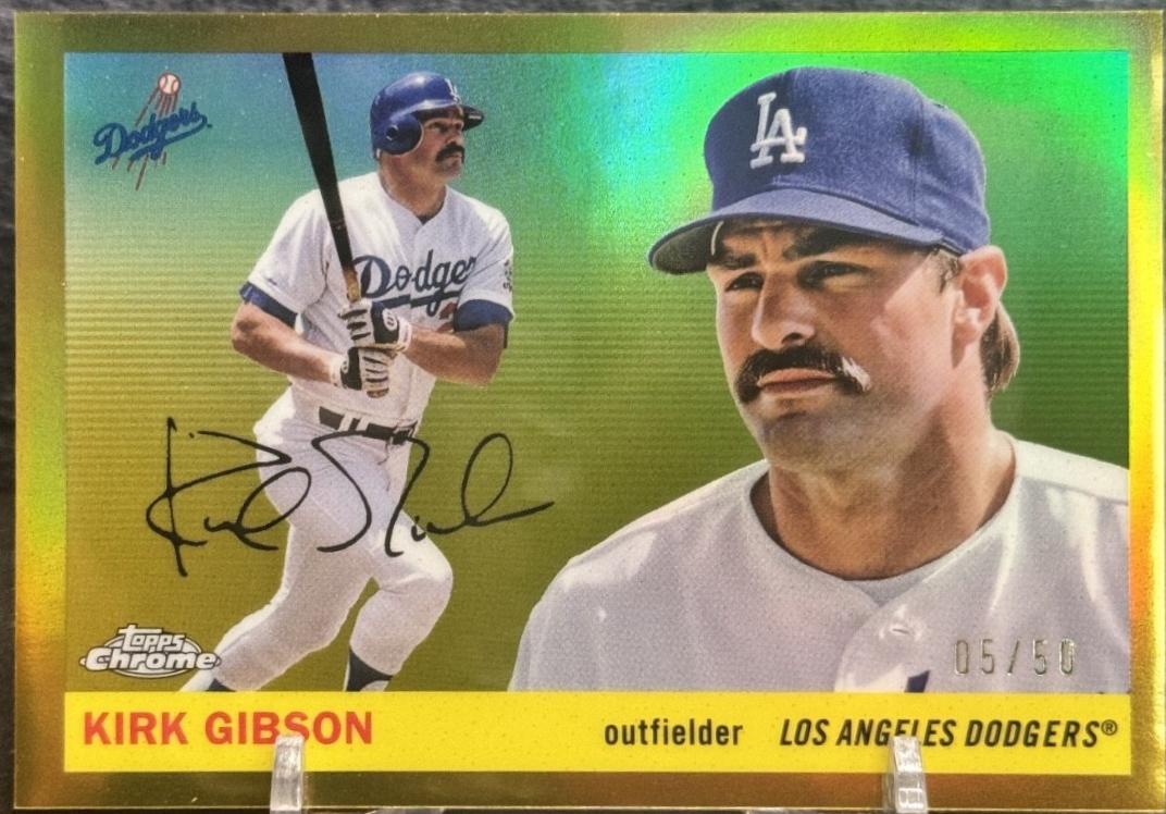 Kirk Gibson [Gold Refractor] #496
