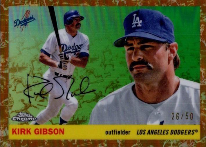 Kirk Gibson [Toile Cream Gold Refractor] #496