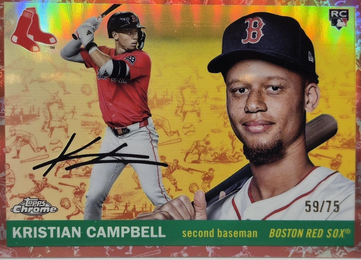Kristian Campbell [Toile Cream Rose Gold Refractor] #318