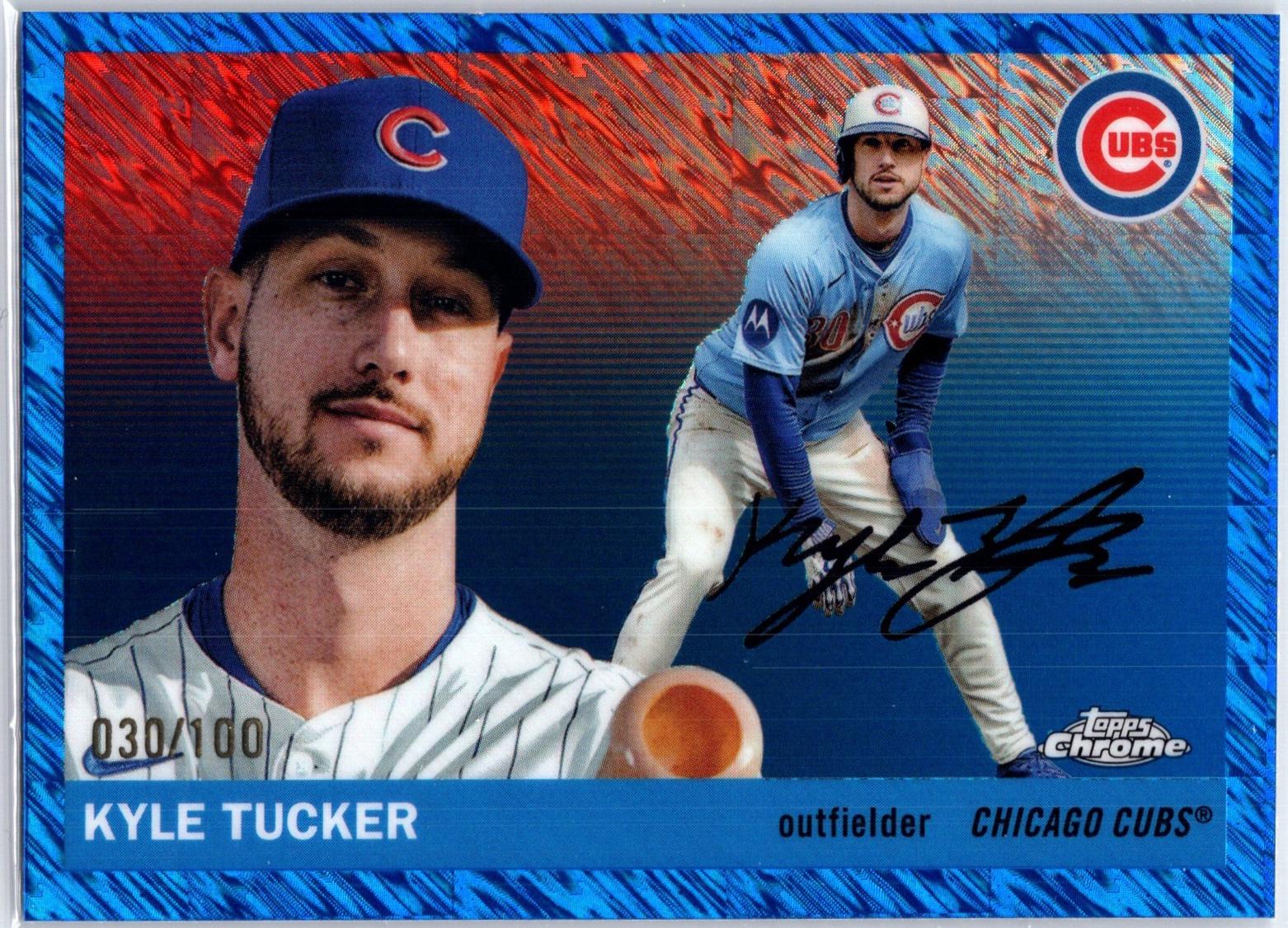 Kyle Tucker [Blue Shimmer Refractor] #91