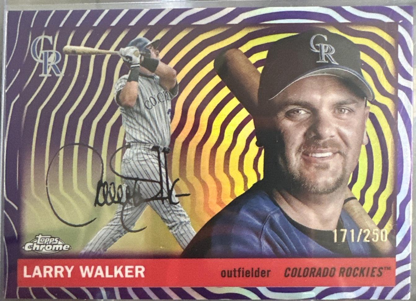 Larry Walker [Vibrations Refractor] #428