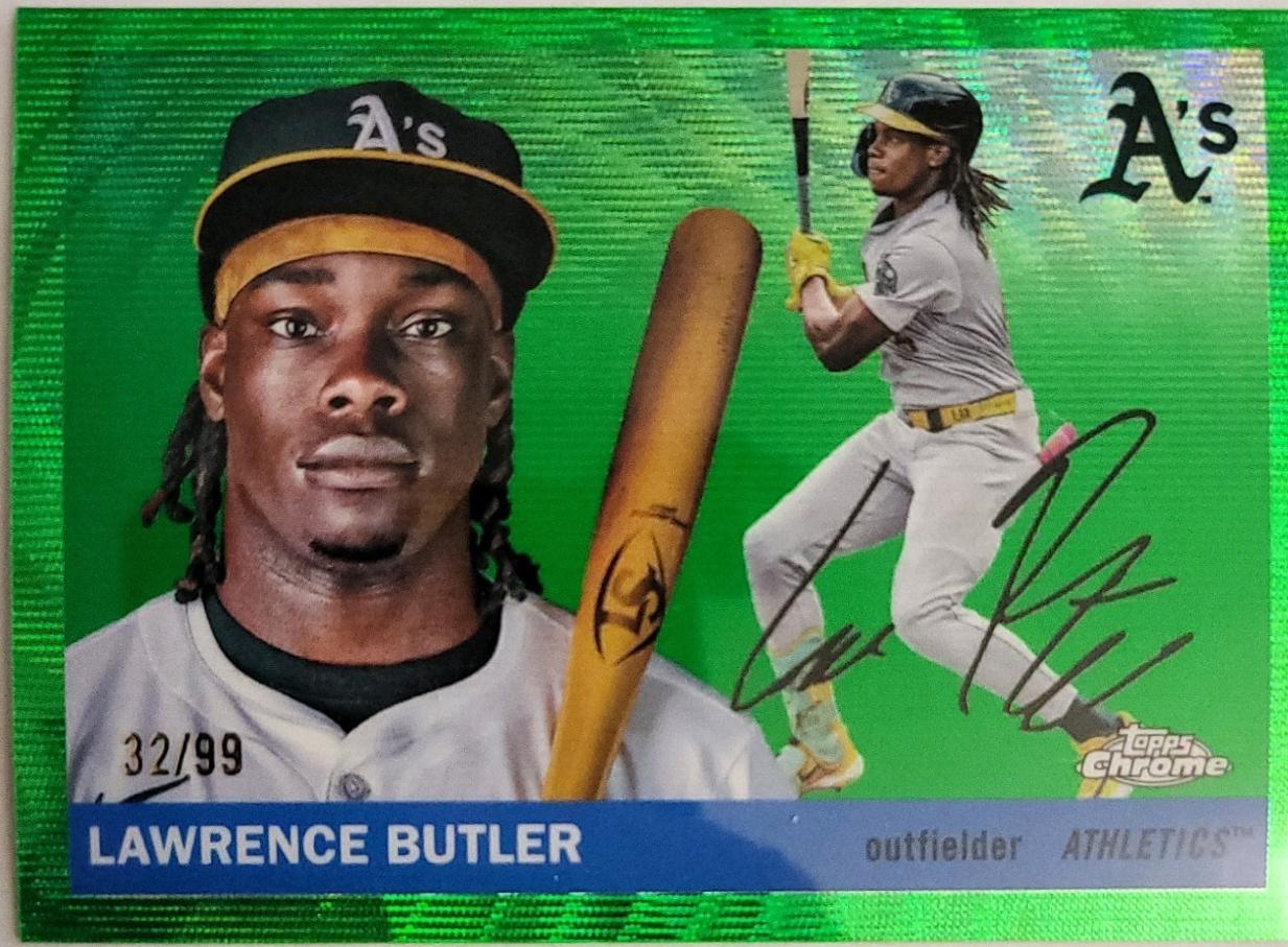 Lawrence Butler [Green Wave Refractor] #100