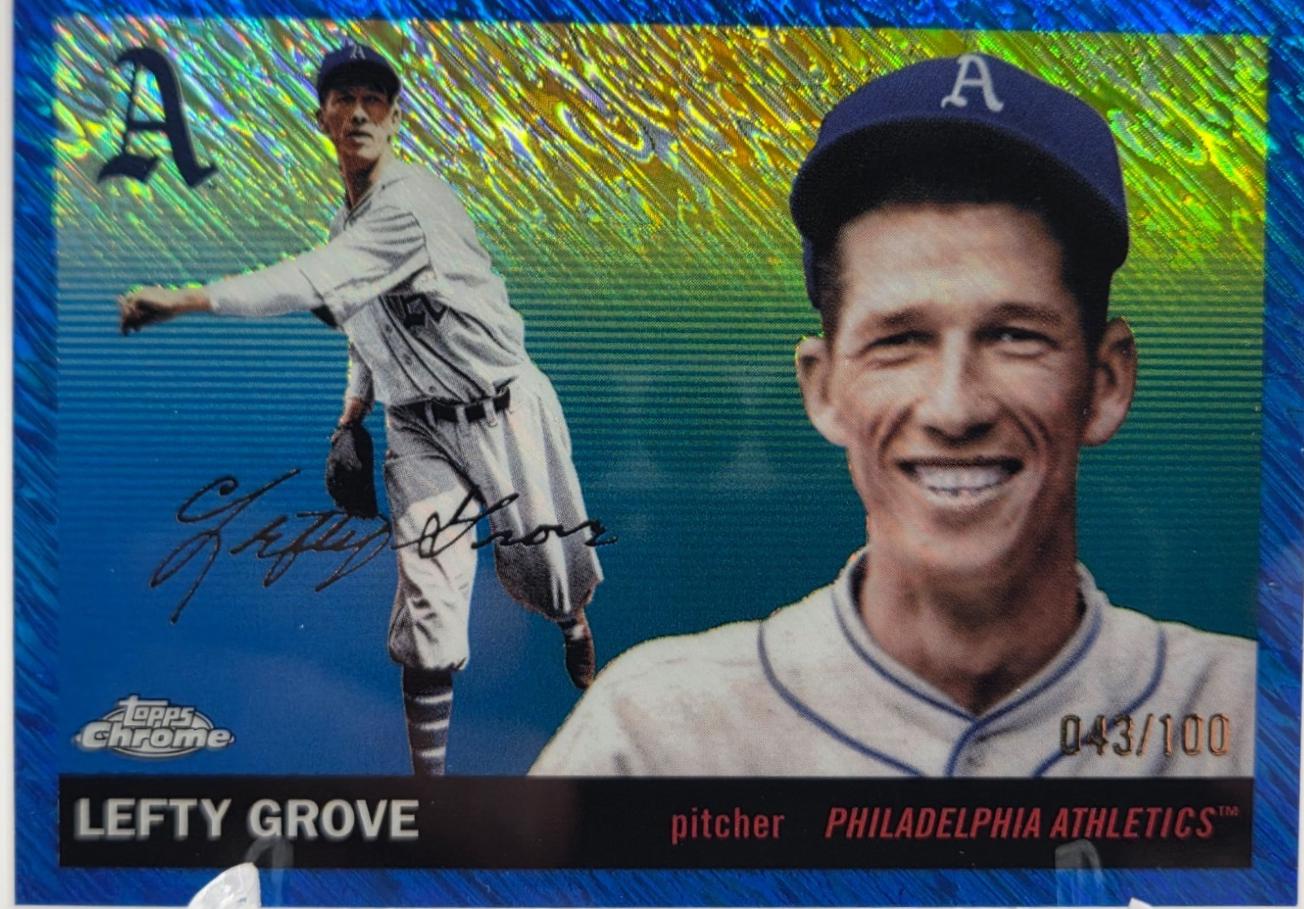 Lefty Grove [Blue Vibrations Refractor] #342