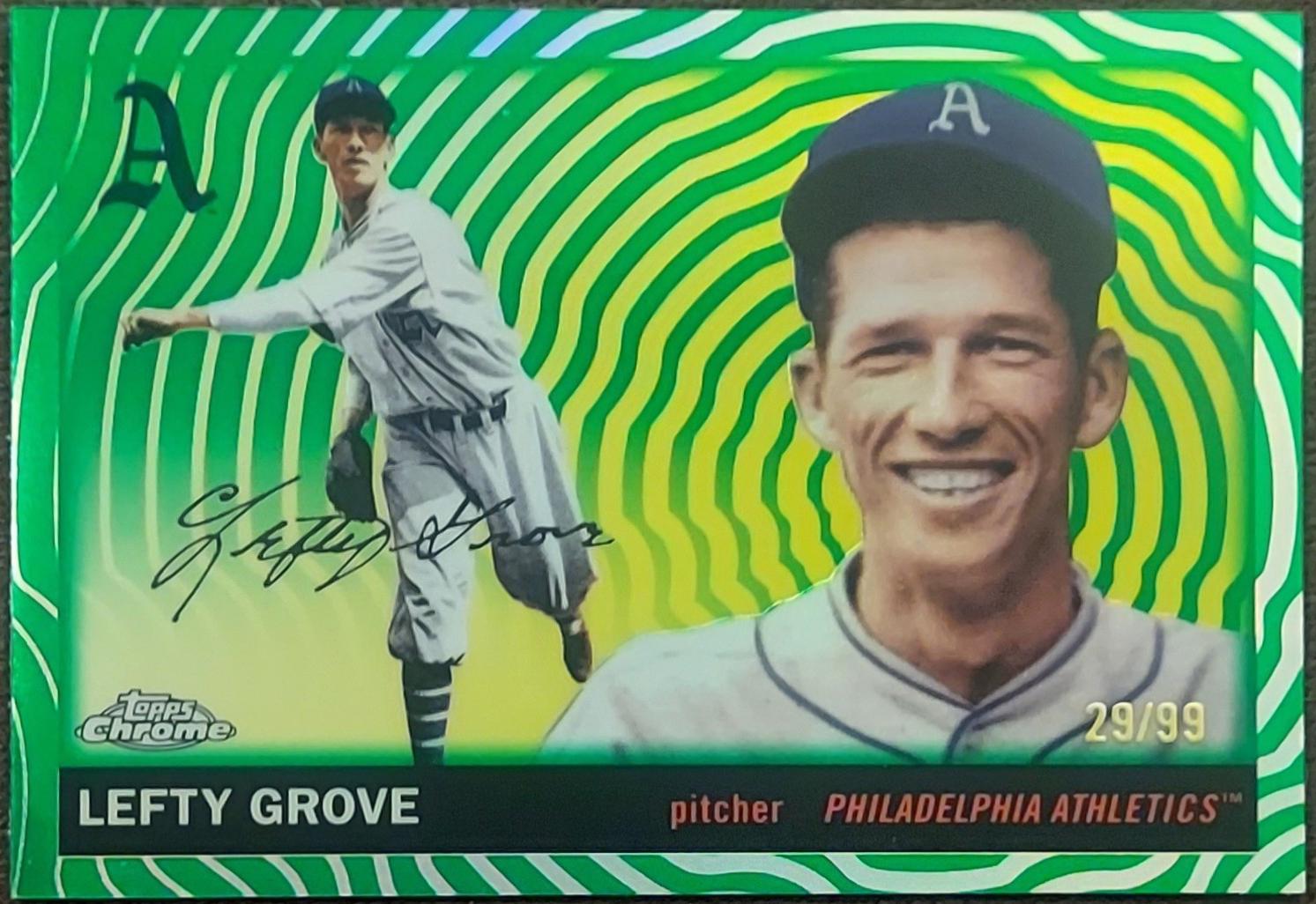 Lefty Grove [Green Vibrations Refractor] #342