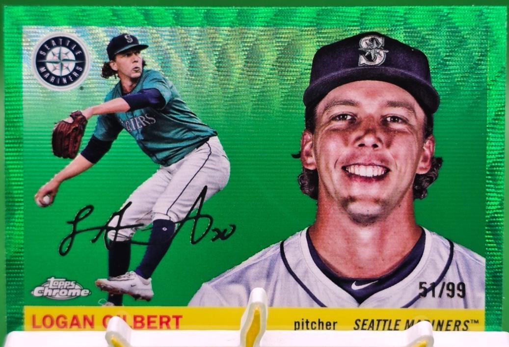 Logan Gilbert [Green Wave Refractor] #129