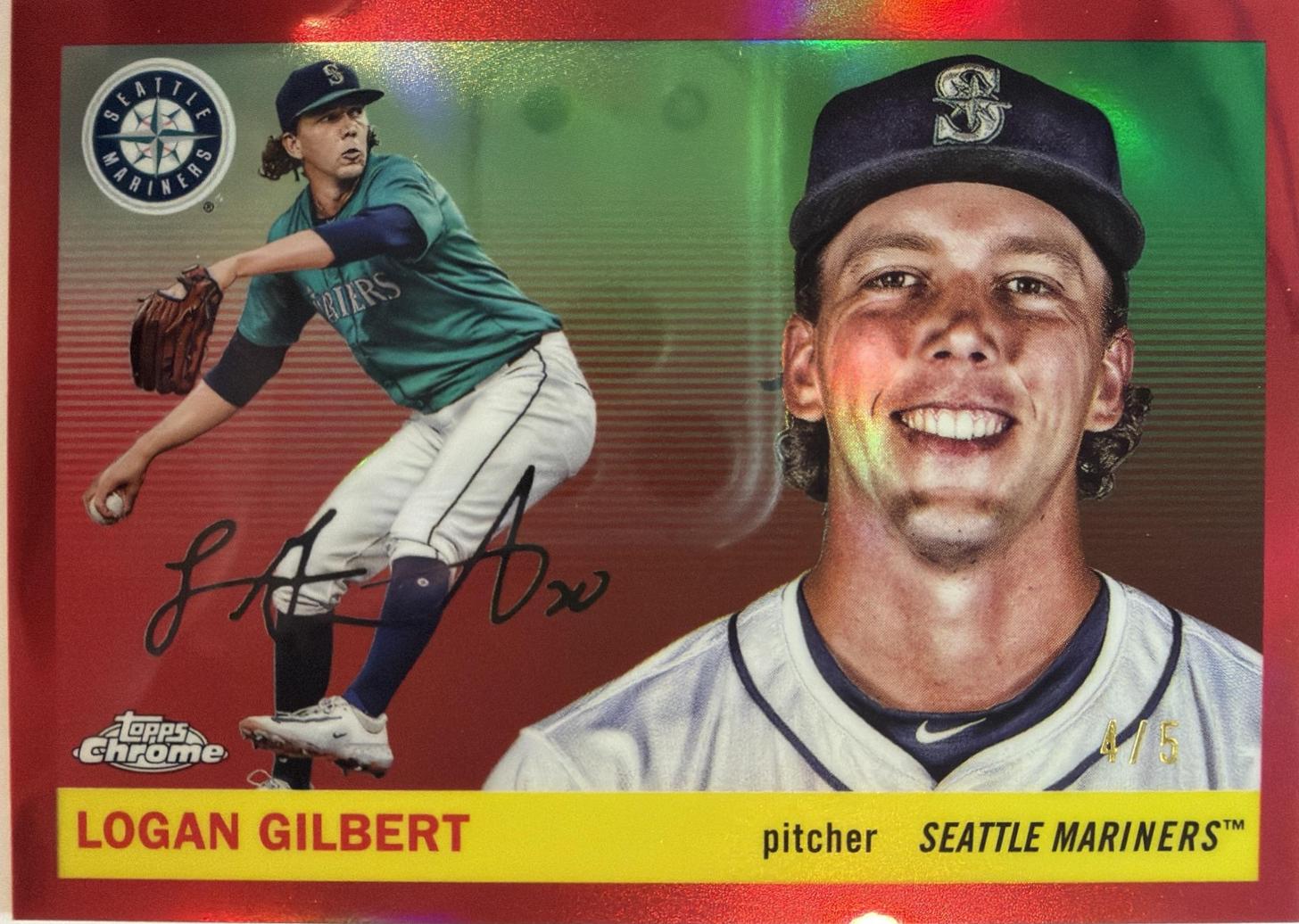 Logan Gilbert [Red Refractor] #129
