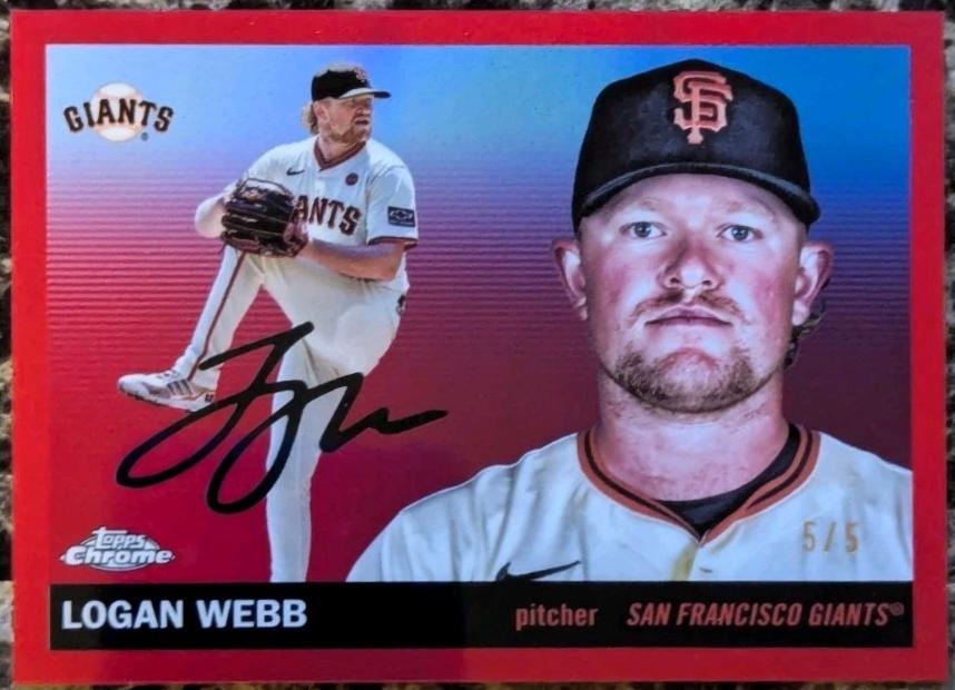 Logan Webb [Red Refractor] #176