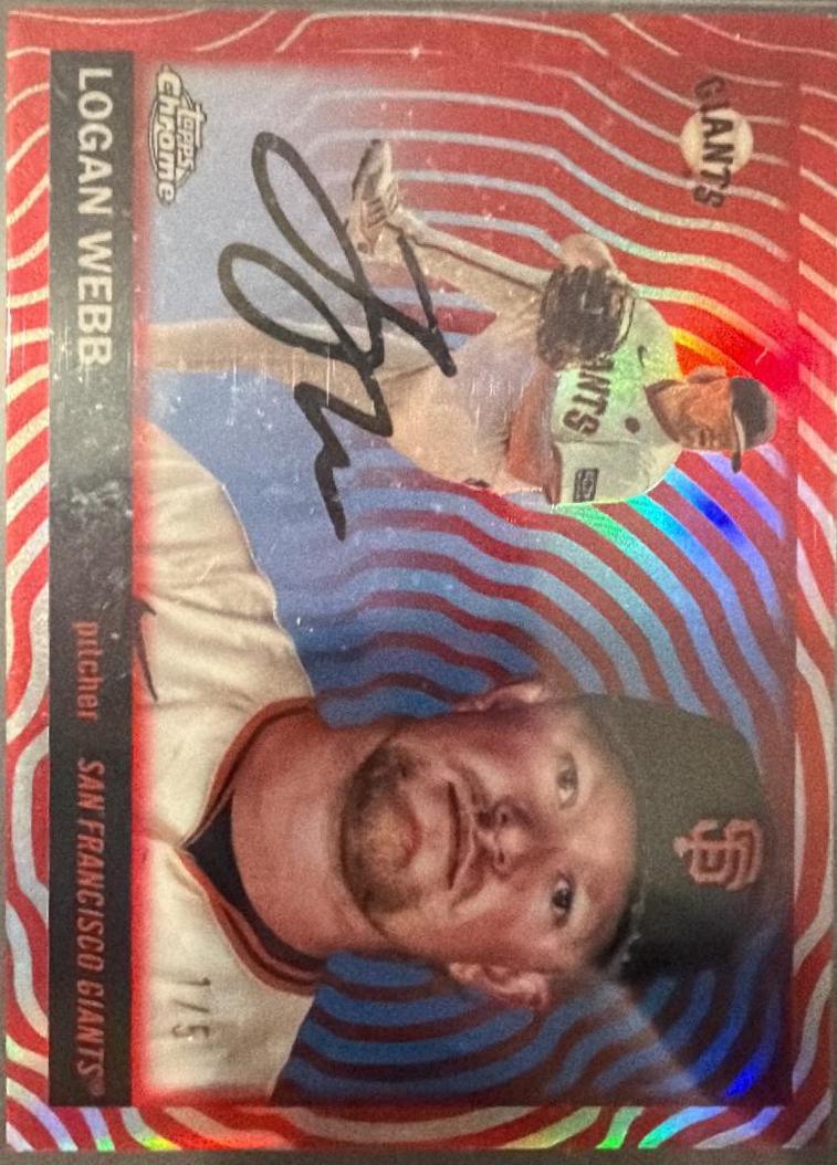 Logan Webb [Red Vibrations Refractor] #176