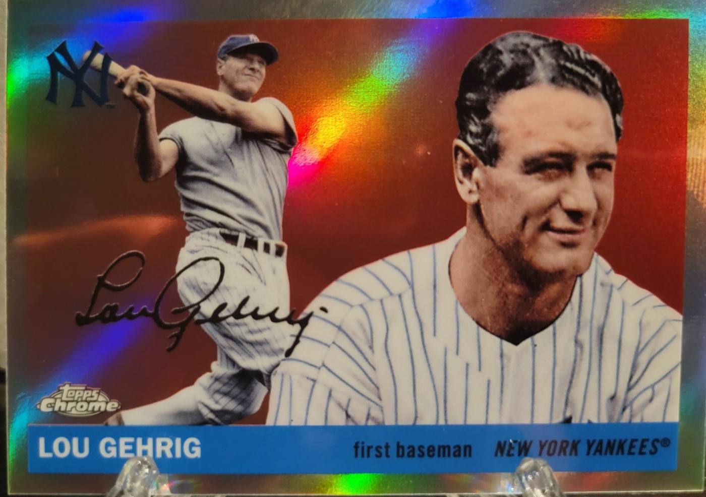 Lou Gehrig [Refractor] #490
