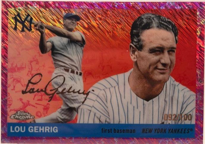 Lou Gehrig [Toile Cream Fuchsia Shimmer] #490