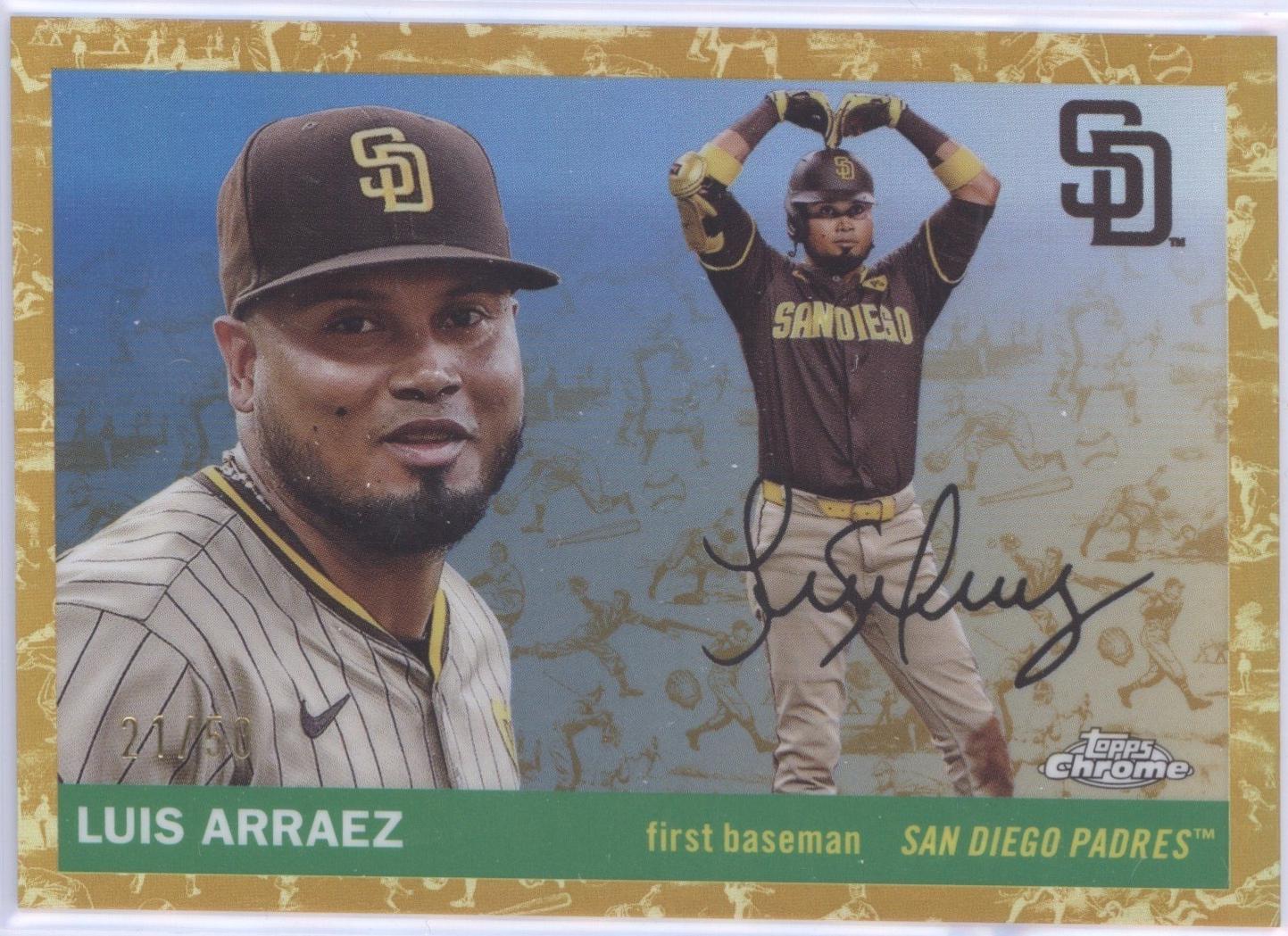 Luis Arraez [Toile Cream Gold Refractor] #141