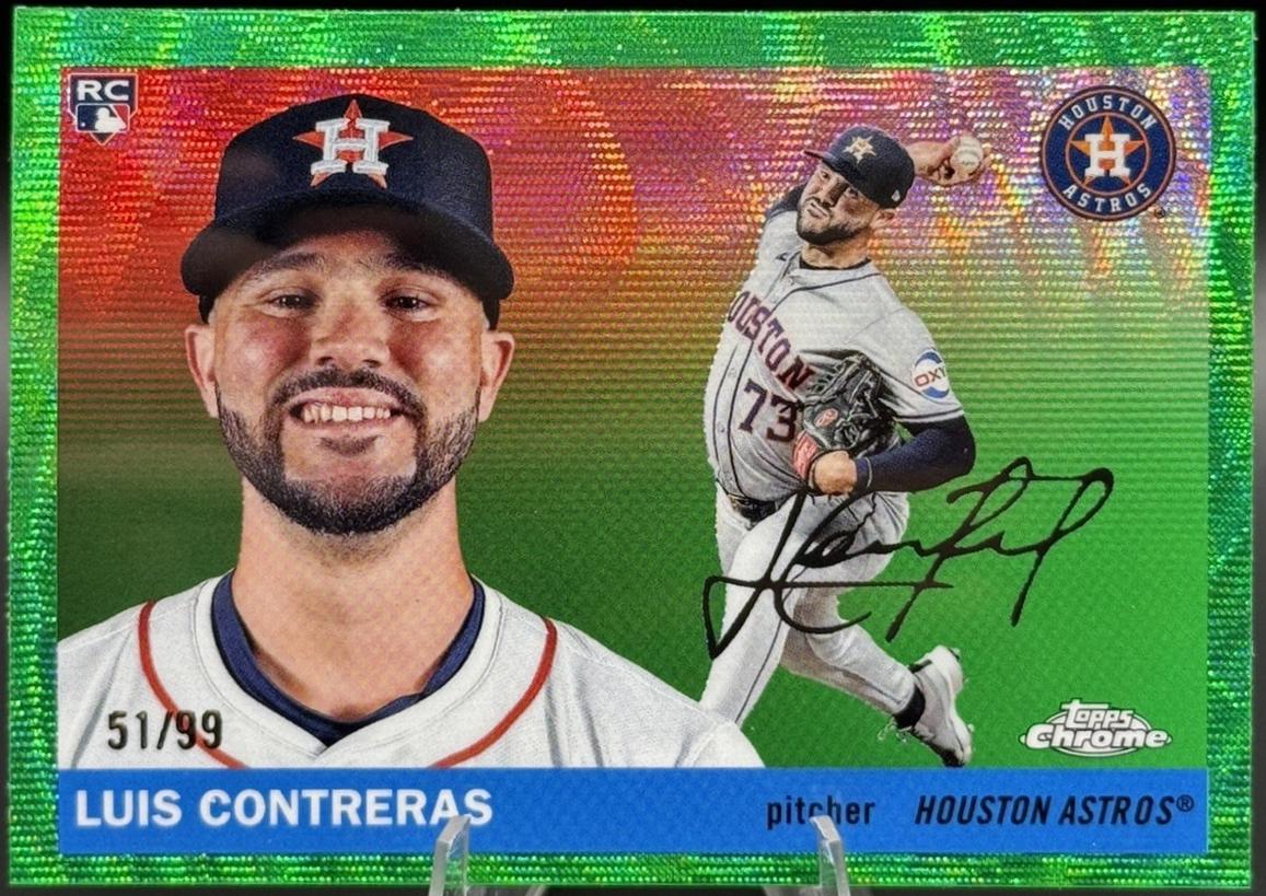Luis Contreras [Green Wave Refractor] #345