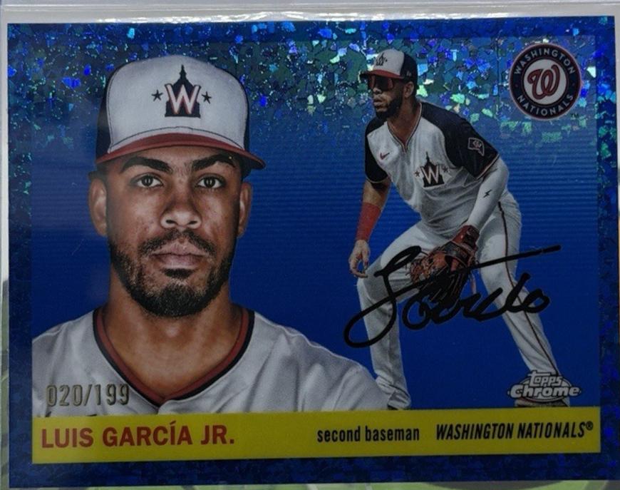 Luis Garcia Jr. [Blue Mini-Diamond Refractor] #190