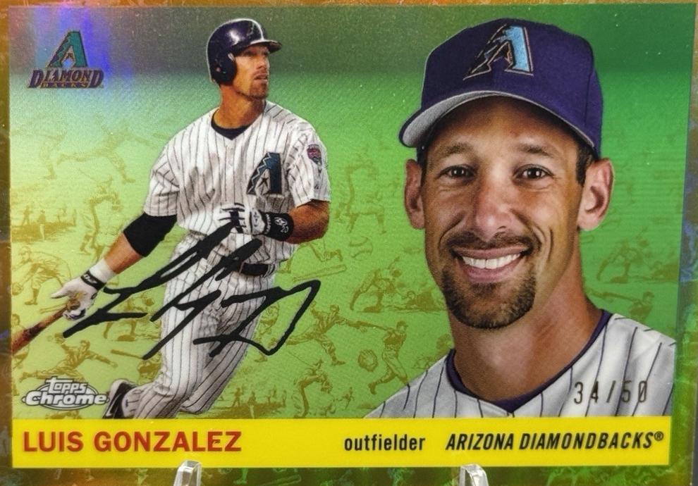 Luis Gonzalez [Toile Cream Gold Refractor] #312