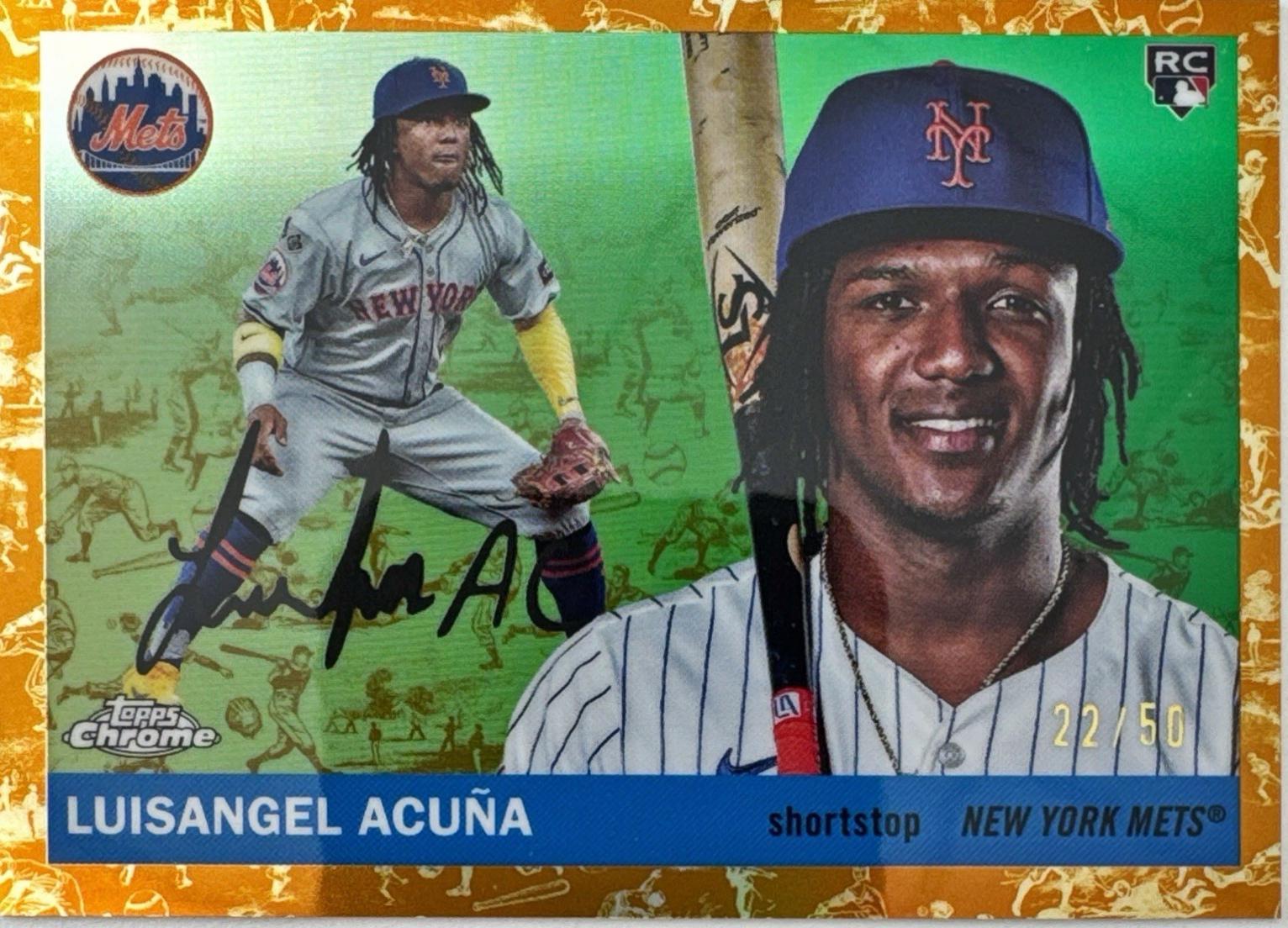 Luisangel Acuna [Toile Cream Gold Refractor] #253