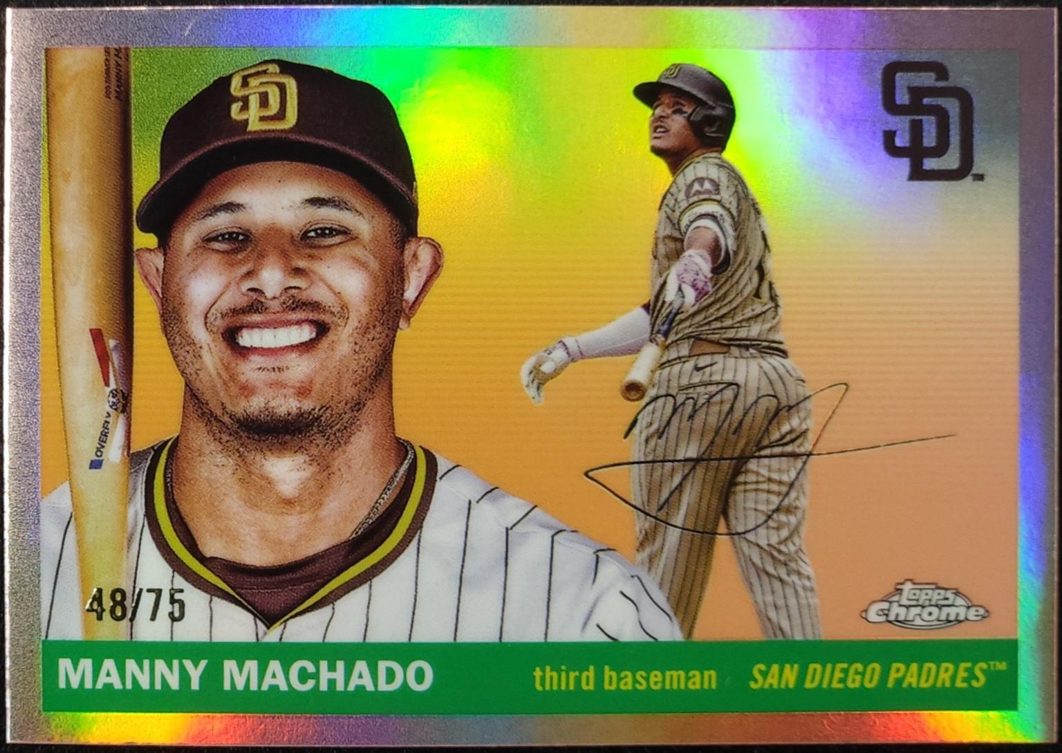 Manny Machado [Rose Gold Refractor] #167