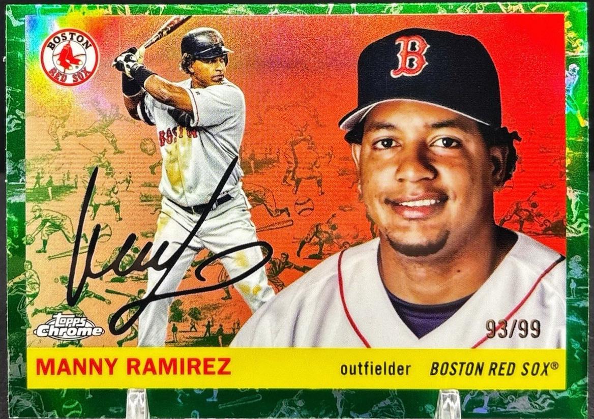 Manny Ramirez [Toile White Green Refractor] #225