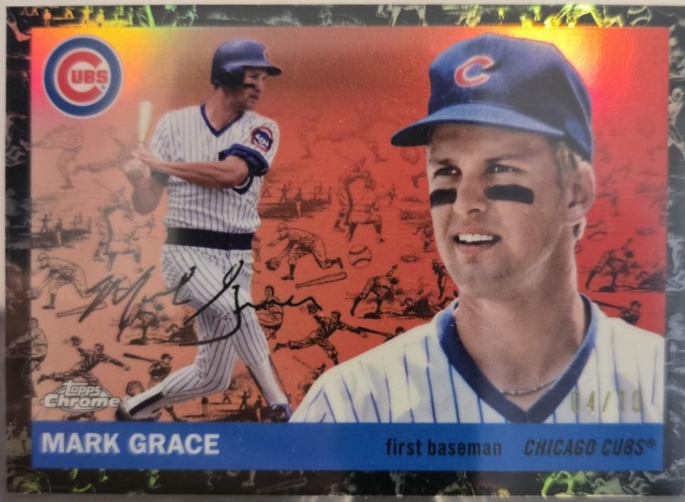Mark Grace [Toile Cream Black Refractor] #383