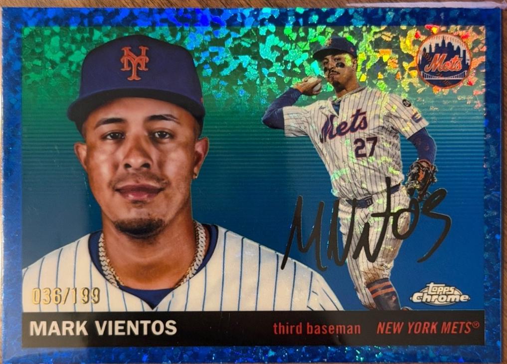 Mark Vientos [Blue Mini-Diamond Refractor] #78