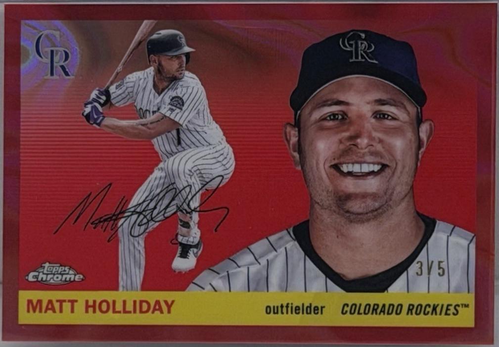 Matt Holliday [Red Refractor] #472