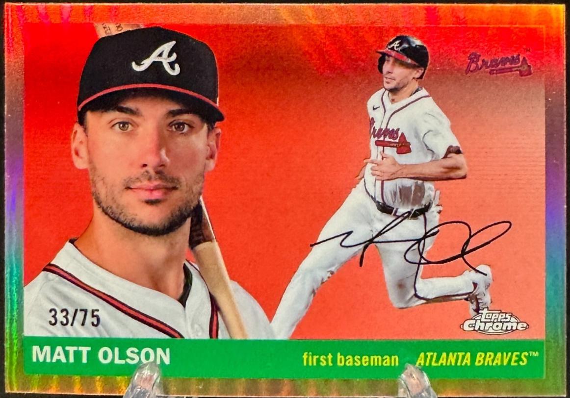 Matt Olson [Rose Gold Refractor] #64