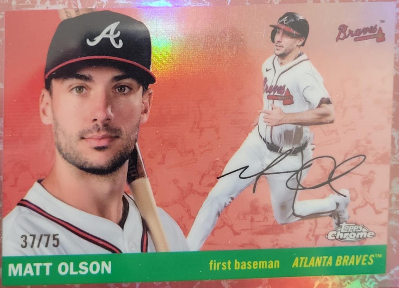Matt Olson [Toile Cream Rose Gold Refractor] #64