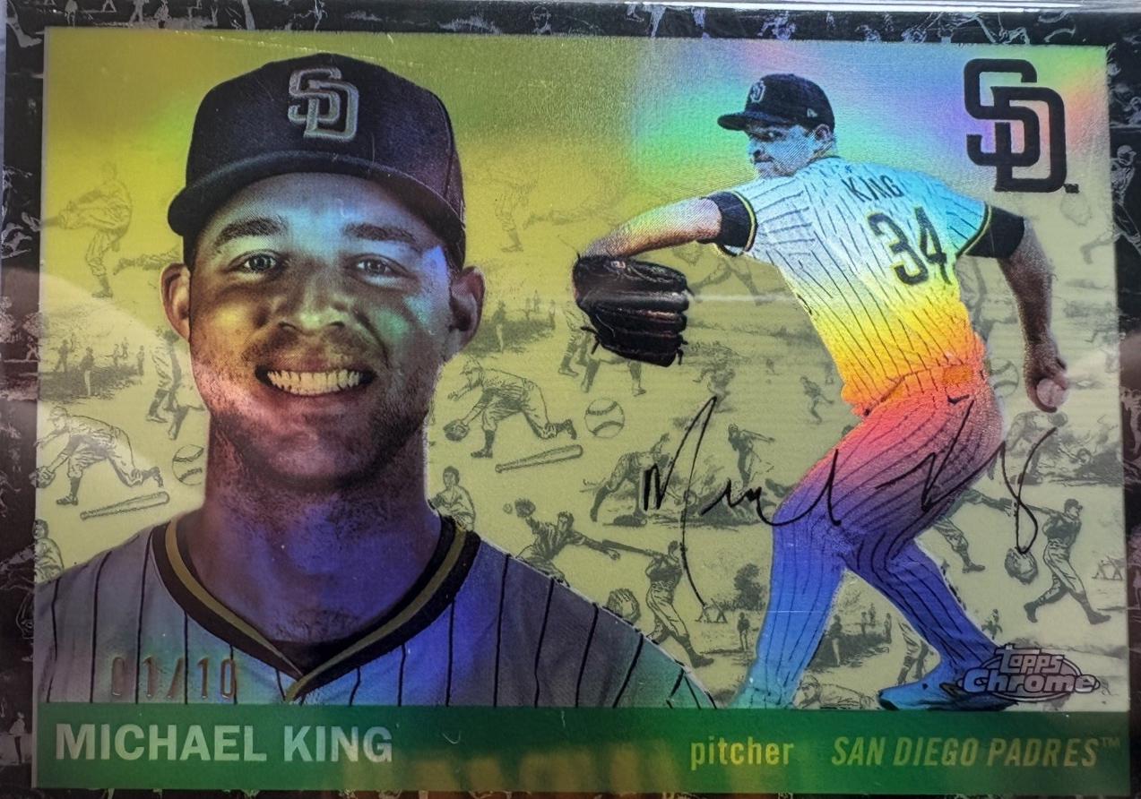 Michael King [Toile Cream Black Refractor] #103