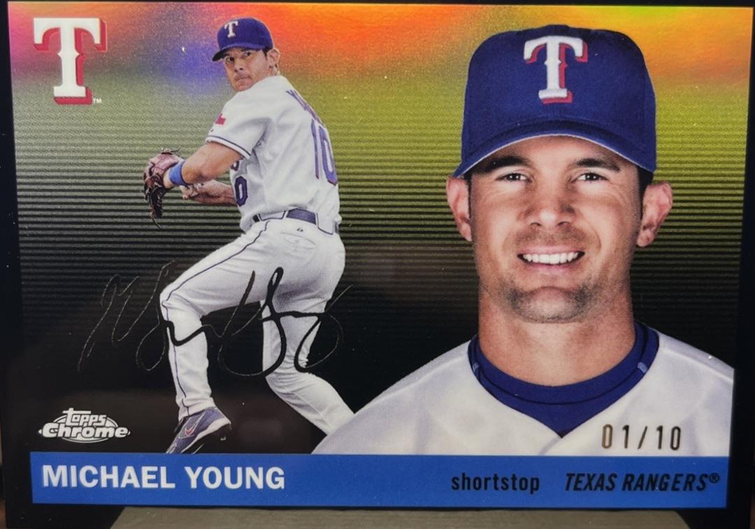 Michael Young [Black Refractor] #485