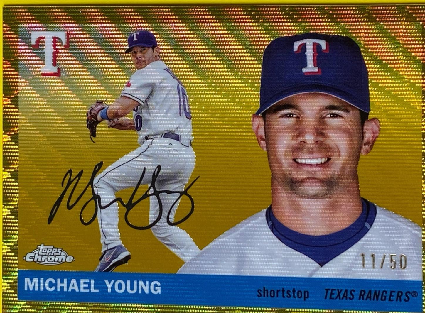 Michael Young [Gold Wave] #485