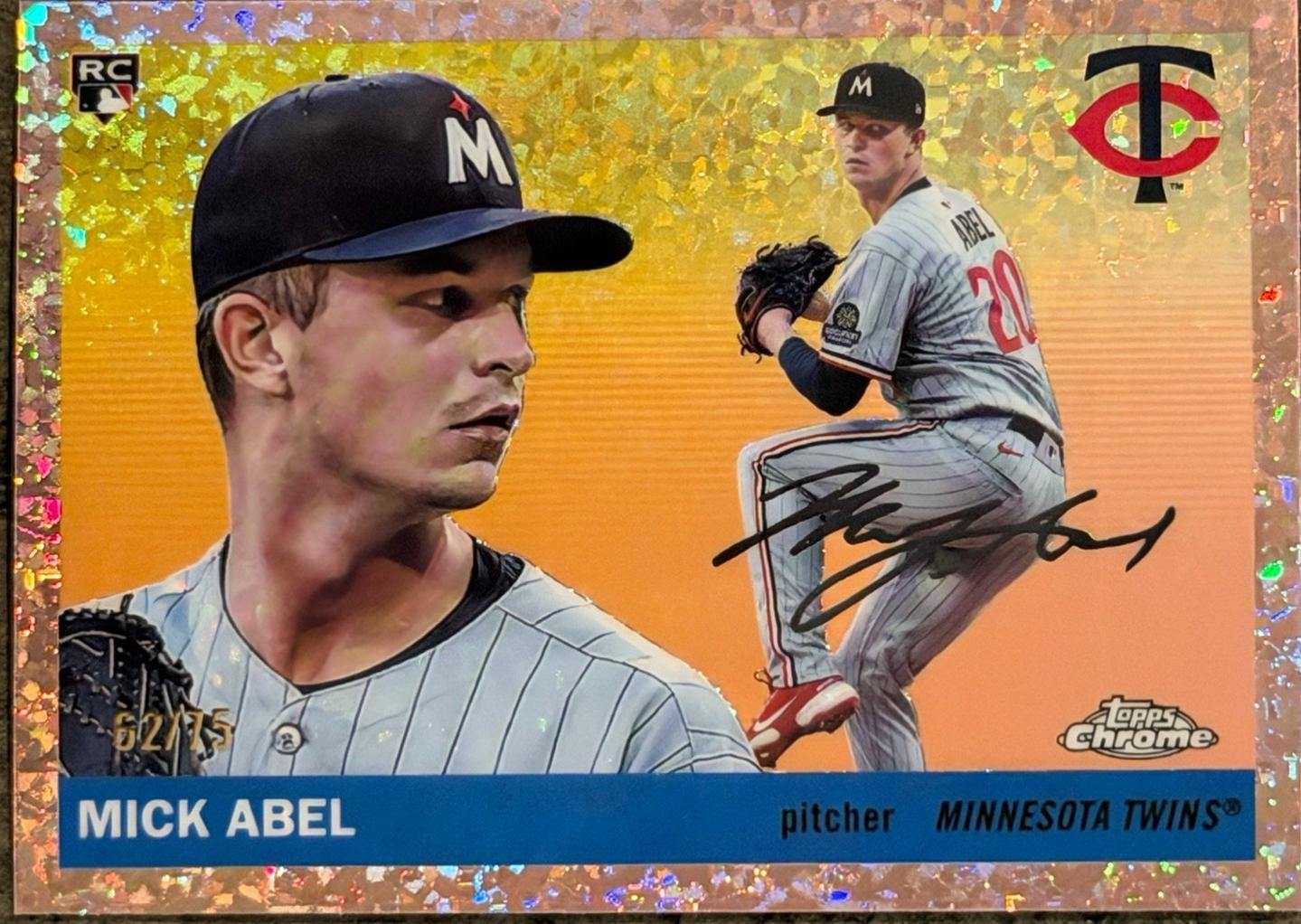Mick Abel [Rose Gold Mini-Diamond Refractor] #22