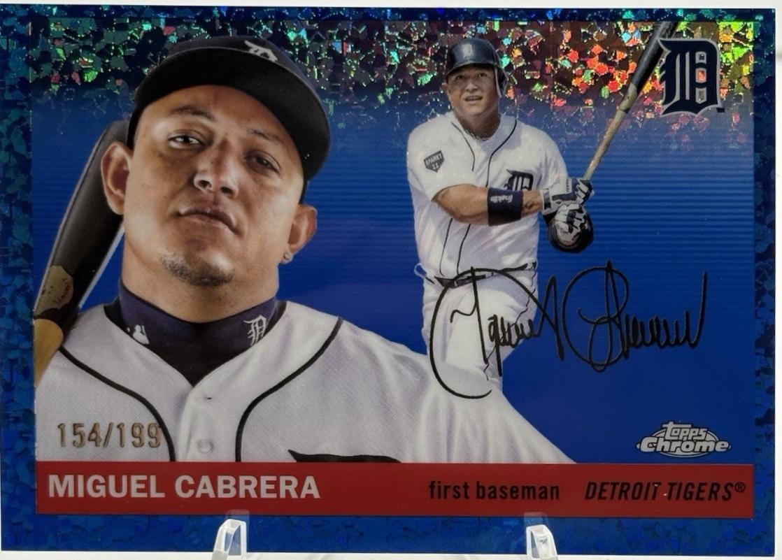 Miguel Cabrera [Blue Mini-Diamond Refractor] #470