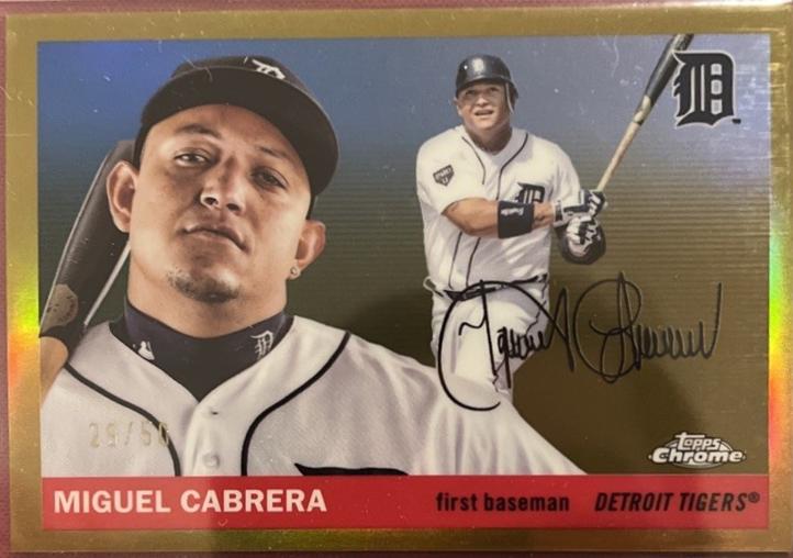 Miguel Cabrera [Gold Refractor] #470