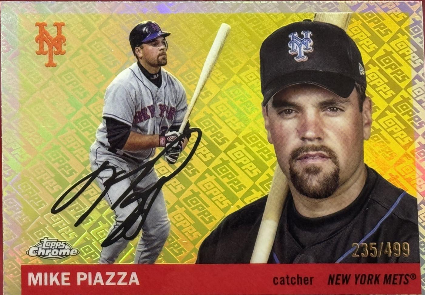 Mike Piazza [Topps Refractor] #465