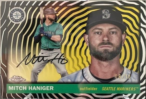 Mitch Haniger [Black Vibrations Refractor] #105