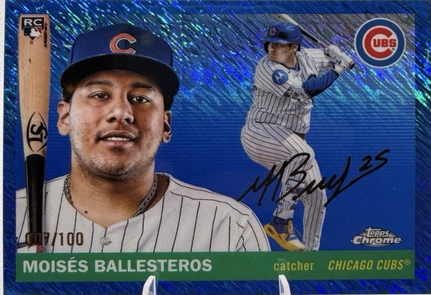 Moises Ballesteros [Blue Mini-Diamond Refractor] #216