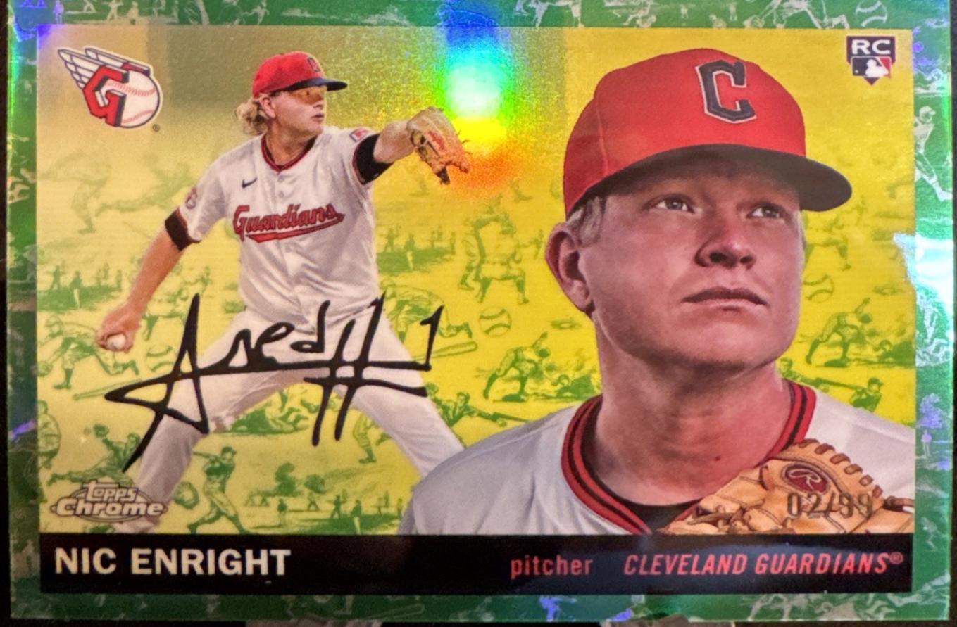 Nic Enright [Toile White Green Refractor] #289