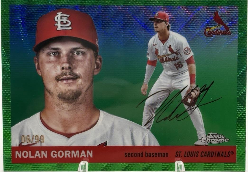 Nolan Gorman [Green Wave Refractor] #187