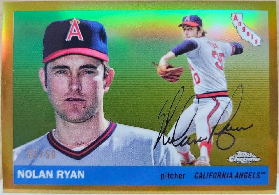 Nolan Ryan [Gold Refractor] #398