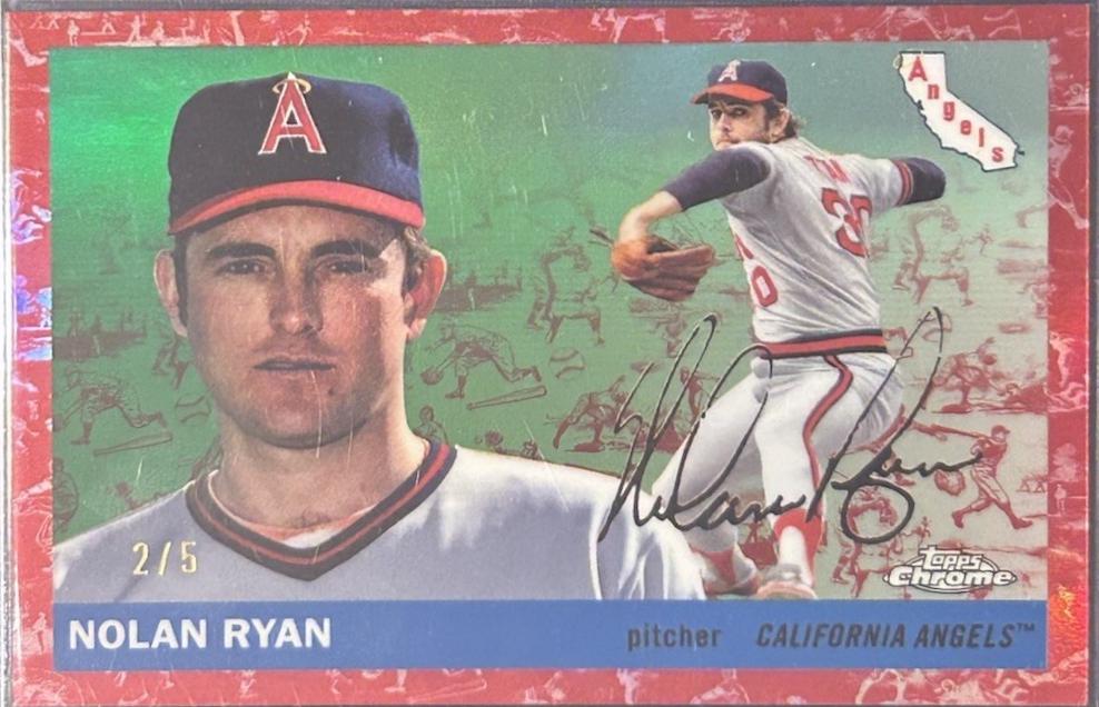 Nolan Ryan [Toile Cream Red Refractor] #398