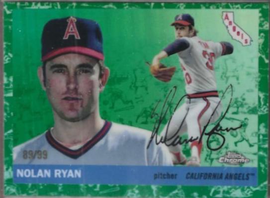 Nolan Ryan [Toile White Green Refractor] #398