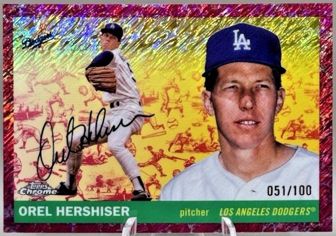 Orel Hershiser [Toile Cream Fuchsia Shimmer] #488