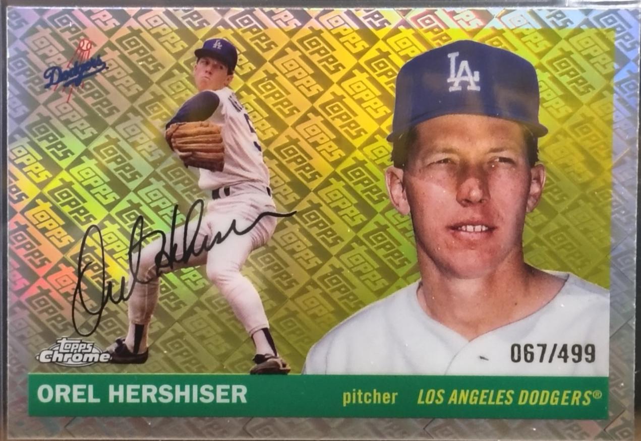 Orel Hershiser [Topps Refractor] #488